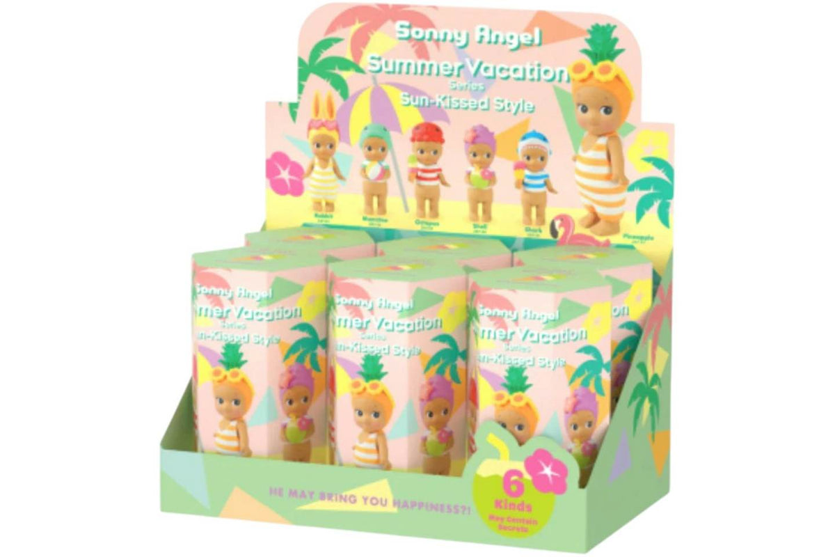 Sonny Angel Summer Vacation Sun-Kissed Style - Sealed Case of 6 Blind Boxes product image 1, provided for visual reference