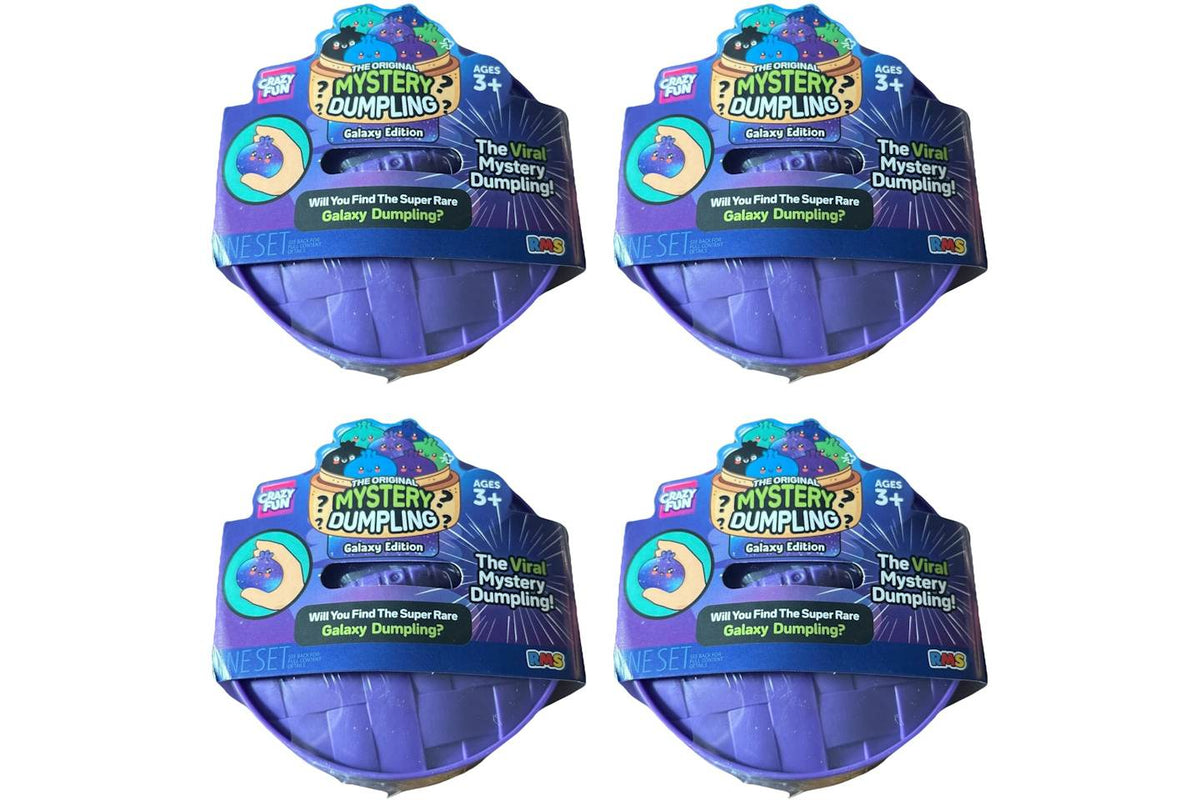 Squishy Bun Galaxy Mystery Dumpling Blind Boxes - 4-Pack, Chase Not Guaranteed product image 1, provided for visual