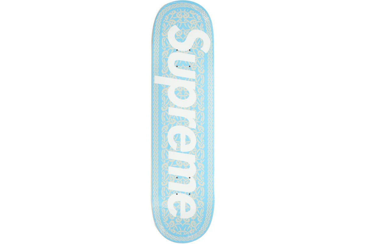 Supreme Celtic Knot Skateboard Deck - Blue product image 1, provided for visual reference and product detail review