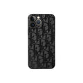 Black D iPhone Case product image 1, provided for visual reference and product detail review