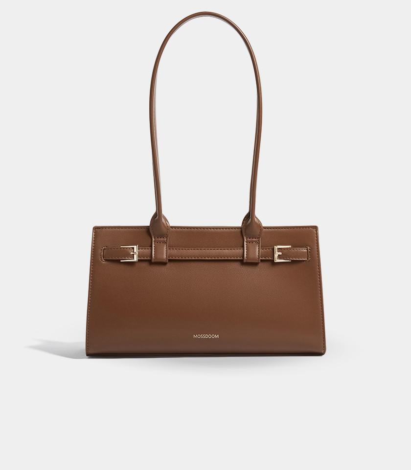 Mossdoom Aurelia Leather Handle Shoulder Bag with Custom Flower Chain product image 2, provided for visual reference and