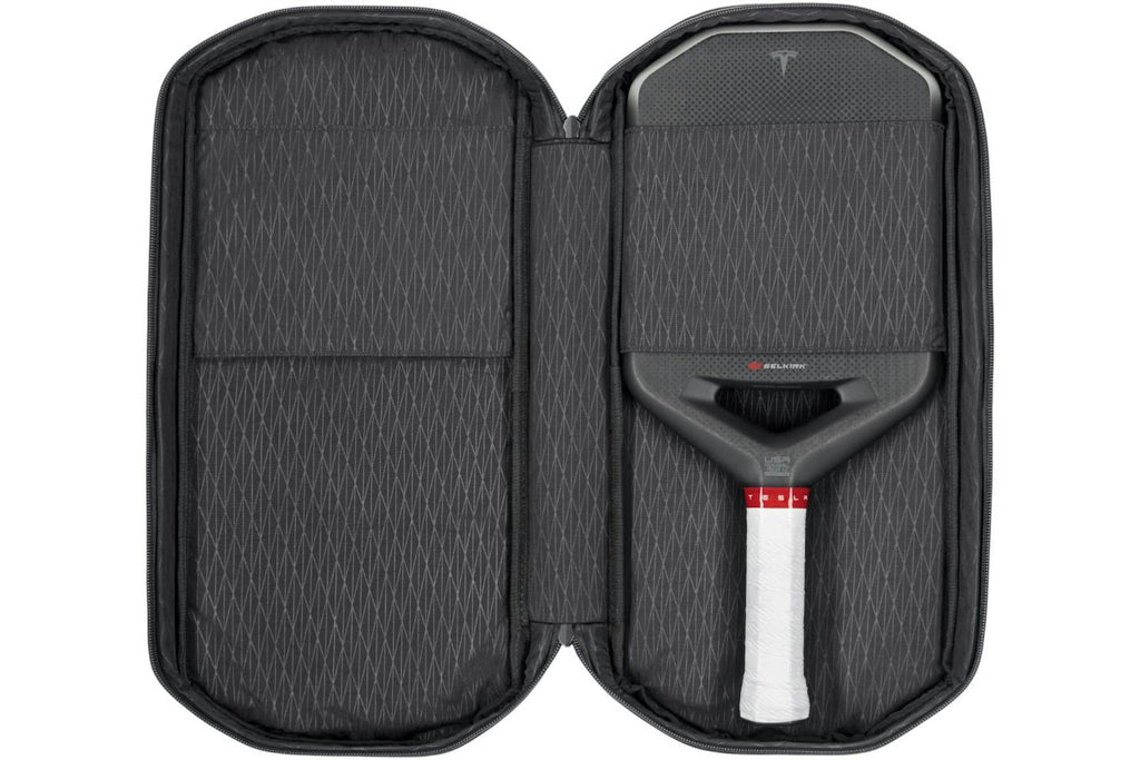 Tesla x Selkirk Plaid Pickleball Paddle product image 2, provided for visual reference and product detail review