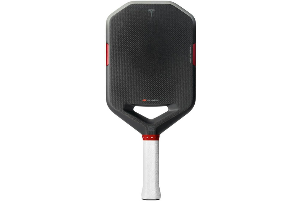 Tesla x Selkirk Plaid Pickleball Paddle product image 1, provided for visual reference and product detail review