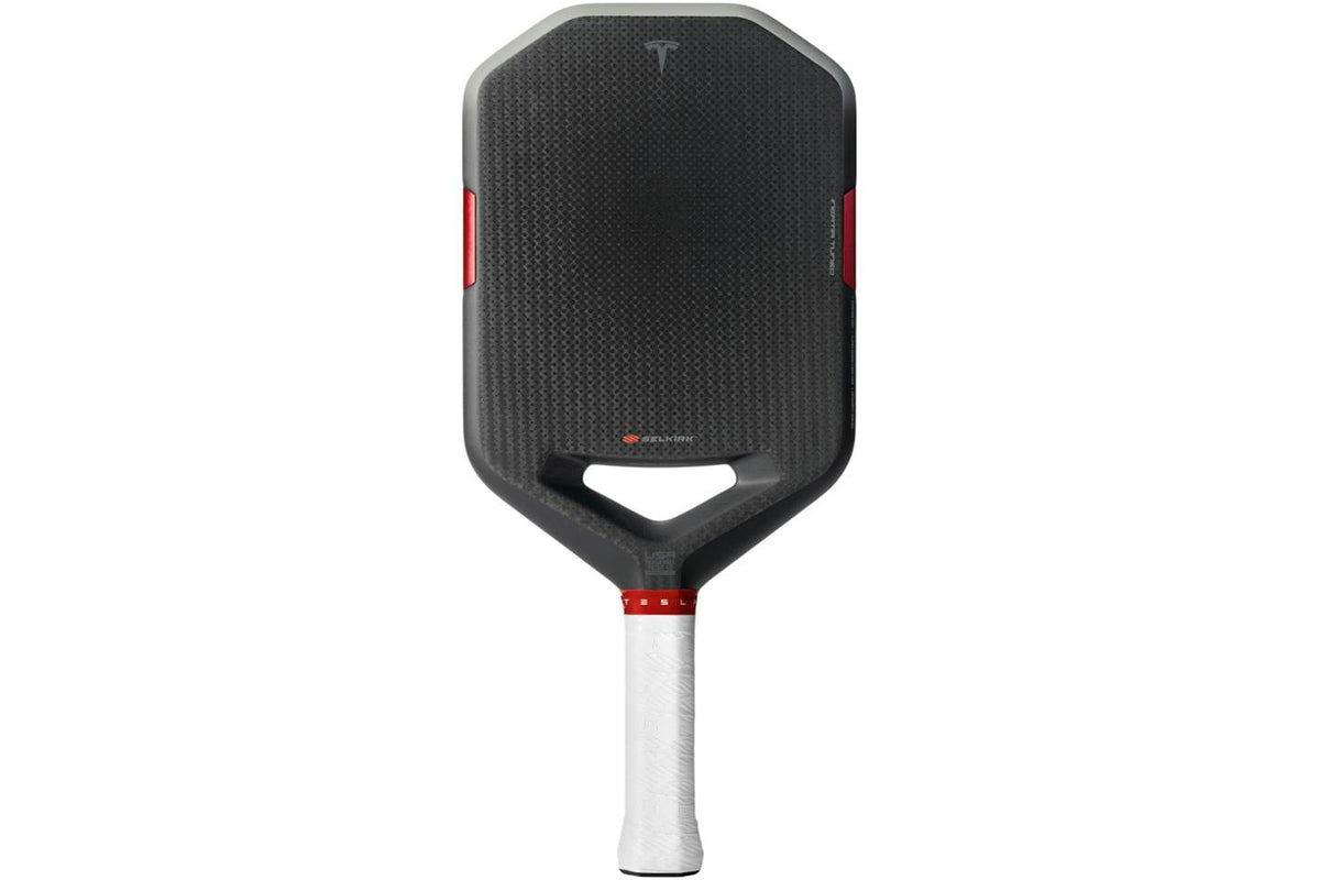 Tesla x Selkirk Plaid Pickleball Paddle product image 1, provided for visual reference and product detail review