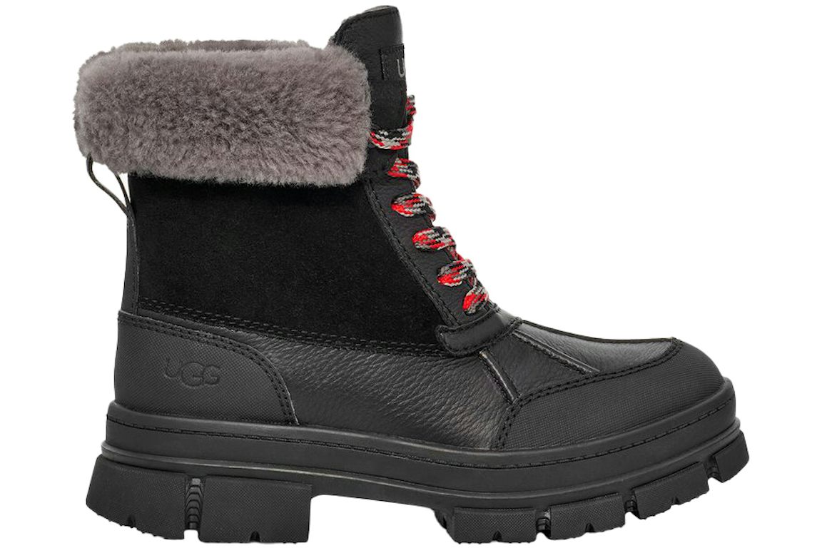 UGG Ashton Addie Boot - Black (Women) product image 1, provided for visual reference and product detail review