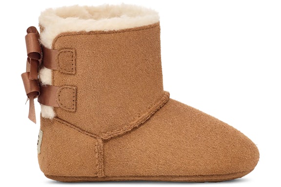 UGG Baby Bailey Bow Boot - Chestnut (Infant) product image 1, provided for visual reference and product detail review