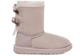 UGG Bailey Bow II Boot - Pale Smoke (Kids) product image 1, provided for visual reference and product detail review