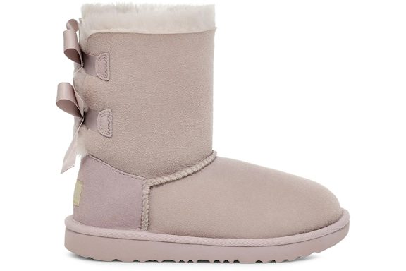 UGG Bailey Bow II Boot - Pale Smoke (Kids) product image 1, provided for visual reference and product detail review