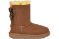 UGG Bailey Bow Plaid Punk Boot - Chestnut (Kids) product image 1, provided for visual reference and product detail review