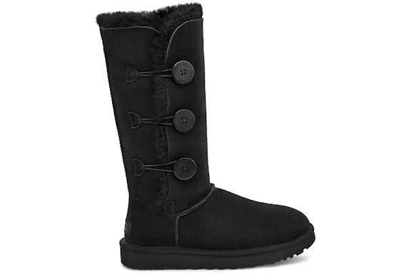 UGG Bailey Button Triplet II Boot - Black (Women) product image 1, provided for visual reference and product detail review