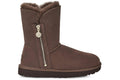 UGG Bailey Zip Short Boot - Burnt Cedar (Women) product image 1, provided for visual reference and product detail review