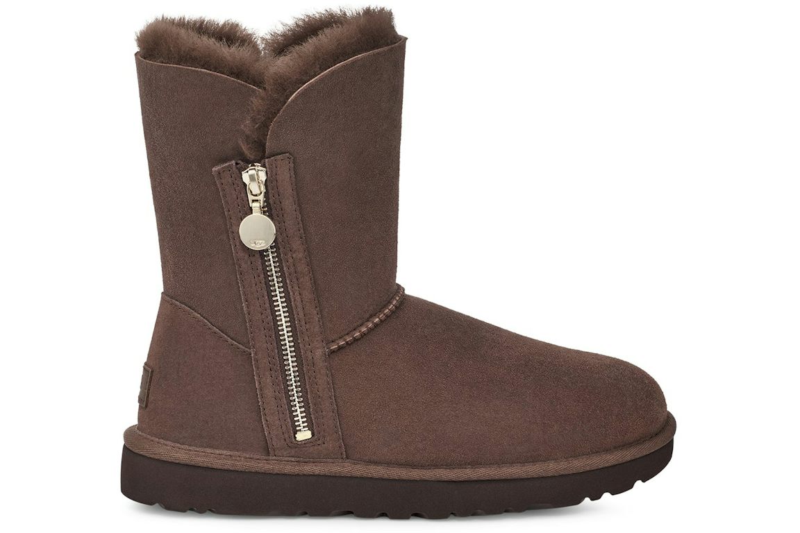 UGG Bailey Zip Short Boot - Burnt Cedar (Women) product image 1, provided for visual reference and product detail review