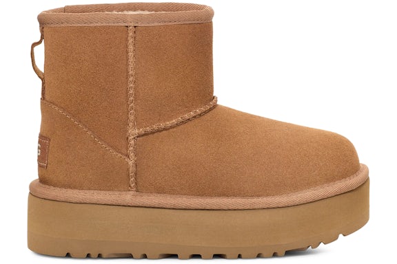 UGG Classic Mini Platform Boot - Chestnut (Kids) product image 1, provided for visual reference and product detail review