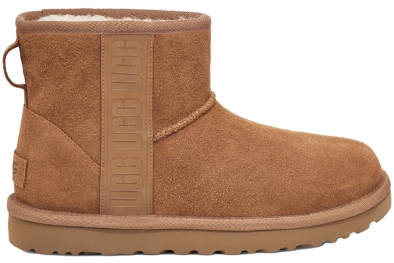 UGG Classic Mini Side Logo Boot - Chestnut (Women) product image 1, provided for visual reference and product detail review