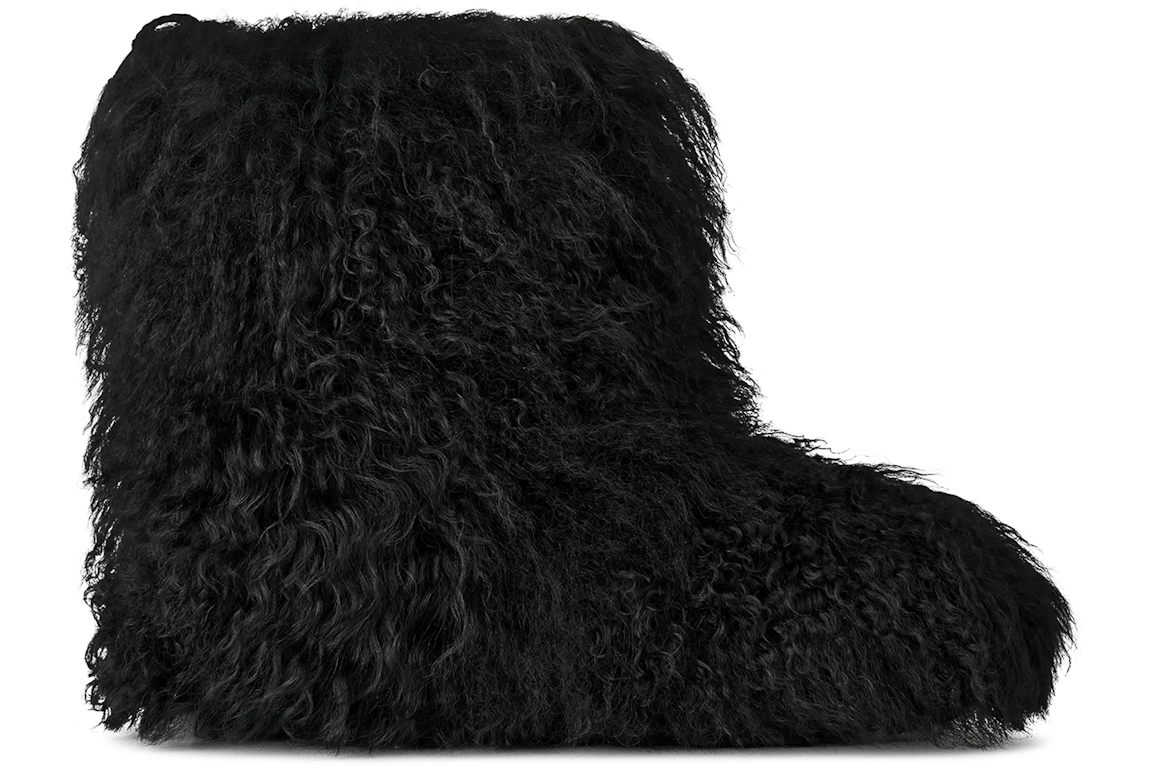 UGG Classic Short Fluff Momma Boot - Black (Women) product image 1, provided for visual reference and product detail review