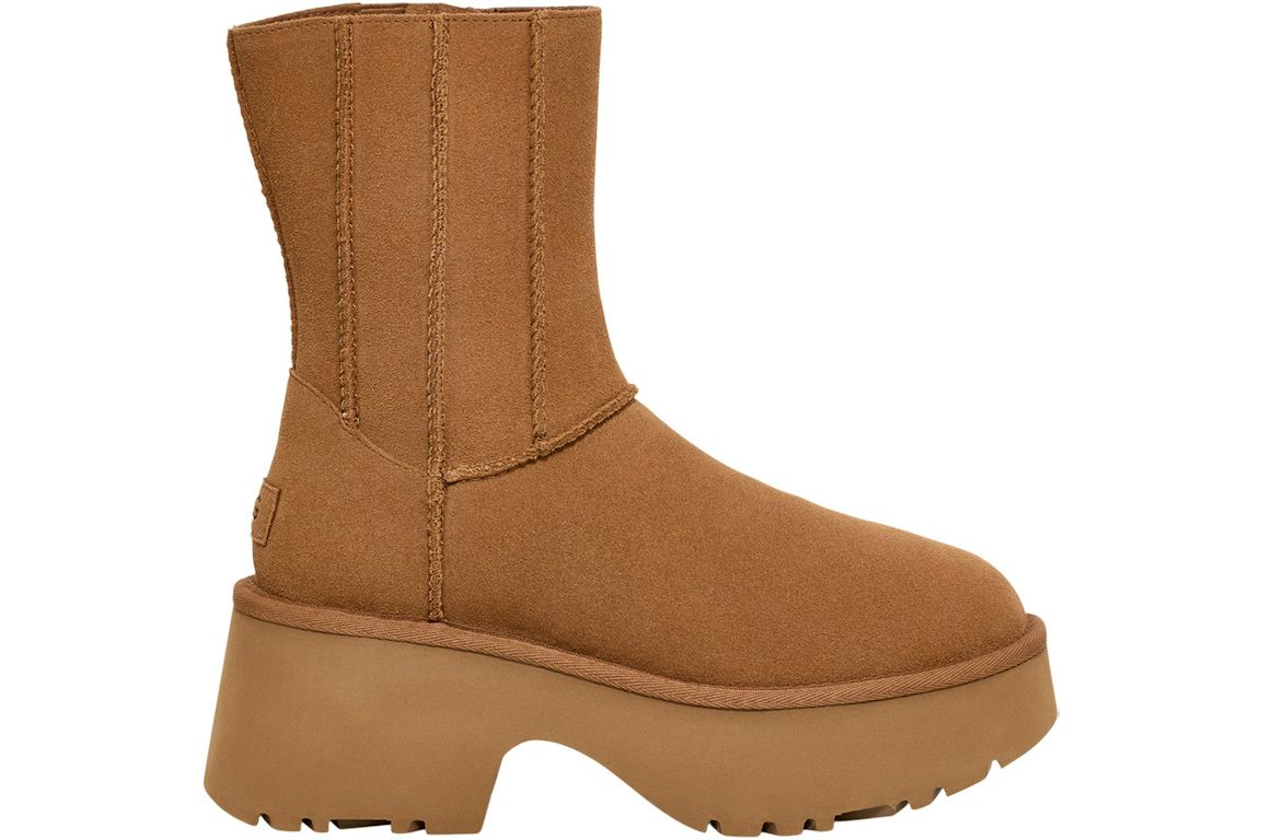 UGG Classic Twin Seam New Heights Boot - Chestnut (Women) product image 1, provided for visual reference and product detail