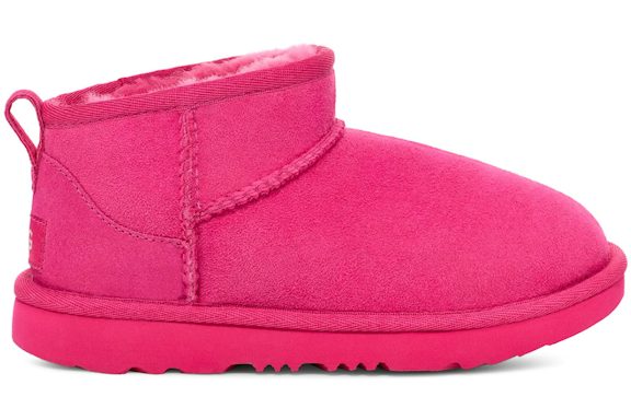 UGG Classic Ultra Mini Boot - Berry (Kids) product image 1, provided for visual reference and product detail review