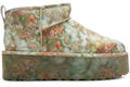 UGG Classic Ultra Mini Platform Boot Collina Strada - Green/Floral product image 1, provided for visual reference and