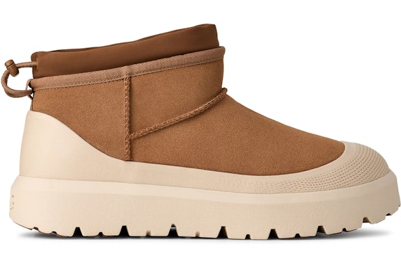 UGG Classic Ultra Mini Weather Hybrid Boot - Chestnut/Whitecap product image 1, provided for visual reference and product