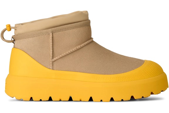 UGG Classic Ultra Mini Weather Hybrid Boot - Mustard Seed/Summer Wheat product image 1, provided for visual reference and