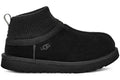 UGG Classic Ultra Stretch Cuff Slipper - Black (Kids) product image 1, provided for visual reference and product detail