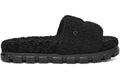 UGG Cozetta Curly Slide - Black (Women) product image 1, provided for visual reference and product detail review