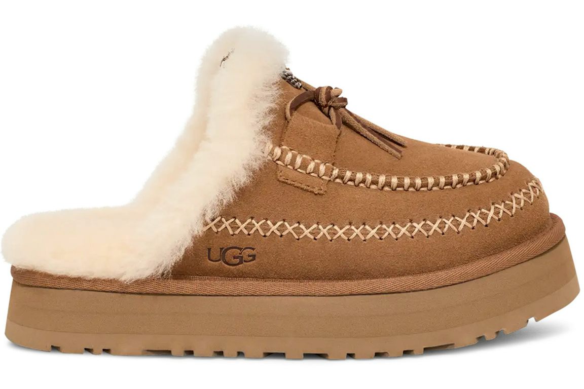 UGG Disquette Alpine Slipper - Chestnut (Women) product image 1, provided for visual reference and product detail review
