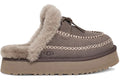 UGG Disquette Alpine Slipper - Thunder Cloud (Women) product image 1, provided for visual reference and product detail review