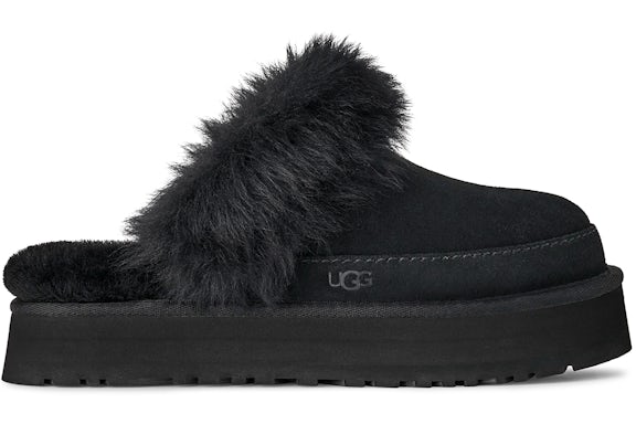 UGG Disquette Chalet Slipper - Black (Women) product image 1, provided for visual reference and product detail review