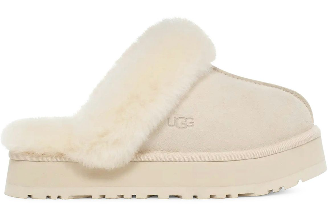 UGG Disquette Slipper - Almond Milk (Women) product image 1, provided for visual reference and product detail review