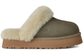 UGG Disquette Slipper - Moss Green/Muted Brass (Women) product image 1, provided for visual reference and product detail