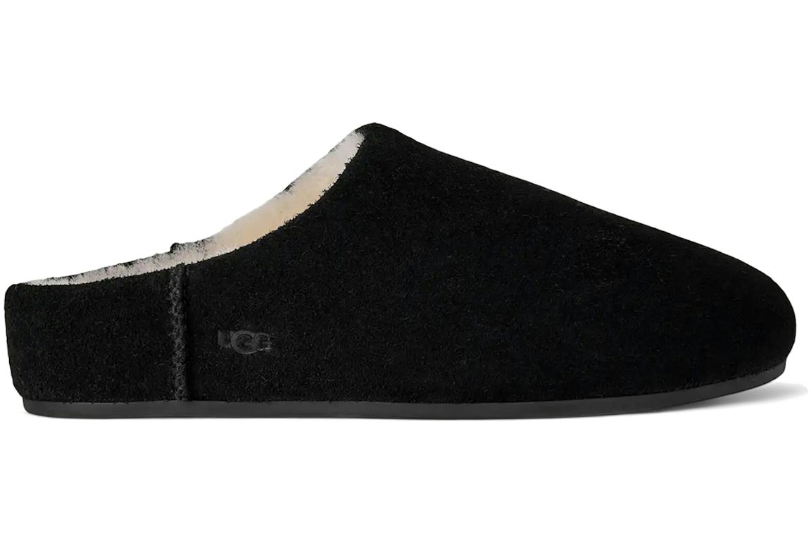 UGG Elea Slip-On Slipper - Black (Women) product image 1, provided for visual reference and product detail review