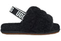 UGG Fluff Yeah Slide Black (Toddler) product image 1, provided for visual reference and product detail review