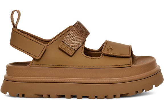 UGG GoldenGlow Sandal - Bison Brown (Women) product image 1, provided for visual reference and product detail review