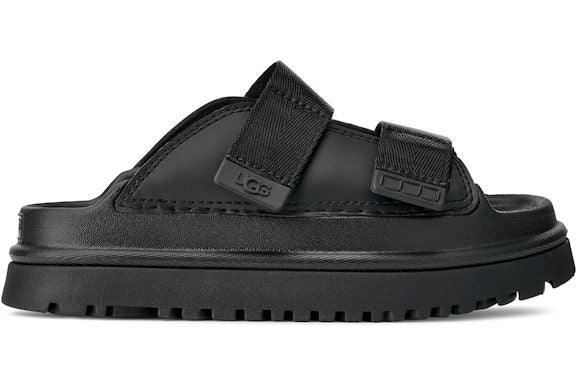 UGG GoldenGlow Slide - Black (Kids) product image 1, provided for visual reference and product detail review