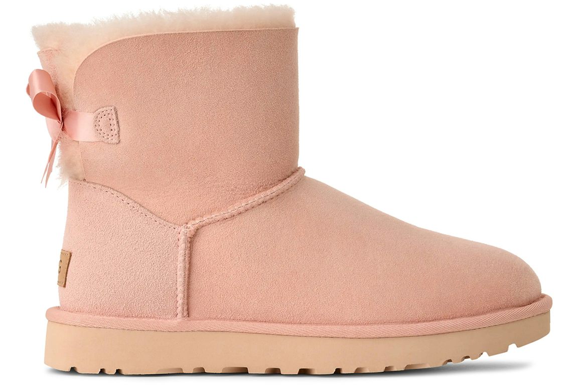 UGG Mini Bailey Bow II - Beige Blush (Women) product image 1, provided for visual reference and product detail review