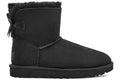 UGG Mini Bailey Bow II - Black (Women) product image 1, provided for visual reference and product detail review