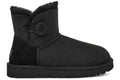UGG Mini Bailey Button Boot - Black (Women) product image 1, provided for visual reference and product detail review