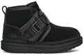 UGG Neumel Boot Snapback - Black (Kids) product image 1, provided for visual reference and product detail review
