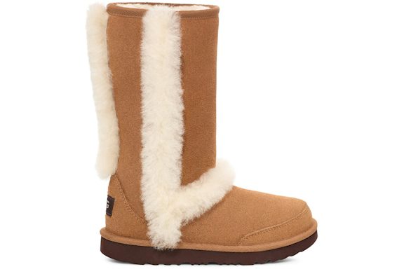 UGG Sunburst Tall Boot - Chestnut (Kids) product image 1, provided for visual reference and product detail review
