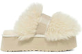 UGG Sustainable Fluff Momma Slide - White (Women) product image 1, provided for visual reference and product detail review