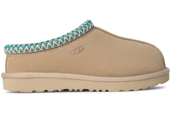 UGG Tasman II Slipper - Driftwood/White Pepper (Kids) product image 1, provided for visual reference and product detail