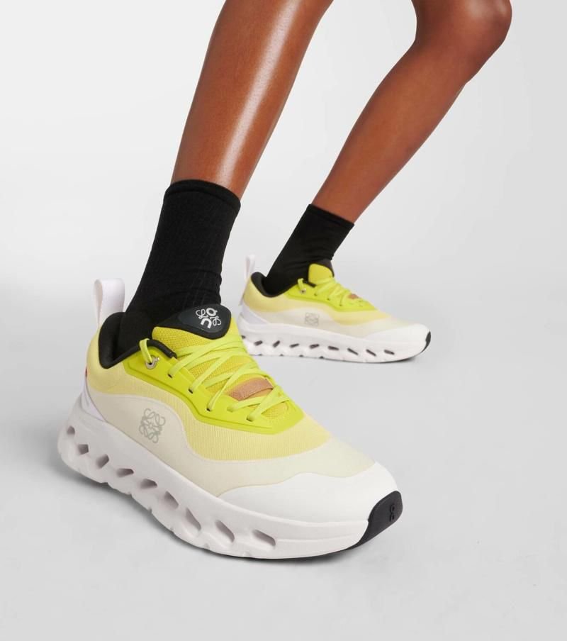 LOEWE x On Cloudtilt 2.0 Yellow White Lifestyle Sneakers product image 1, provided for visual reference and product detail