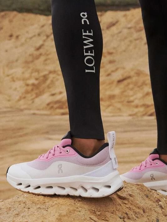 LOEWE x On Cloudtilt 2.0 Green Pink Lifestyle Sneakers product image 2, provided for visual reference and product detail
