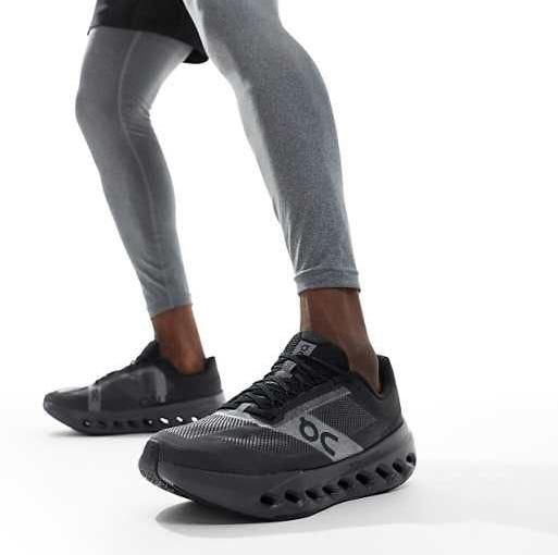 On Cloudsurfer Next Lumos Black Iron Running Shoes product image 3, provided for visual reference and product detail review