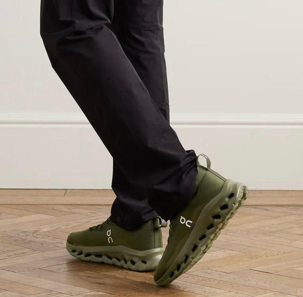LOEWE x On Cloudtilt Khaki Green Lifestyle Sneakers product image 1, provided for visual reference and product detail review