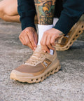 On Cloudvista 2 Chai Dune Trail Running Shoes product image 1, provided for visual reference and product detail review