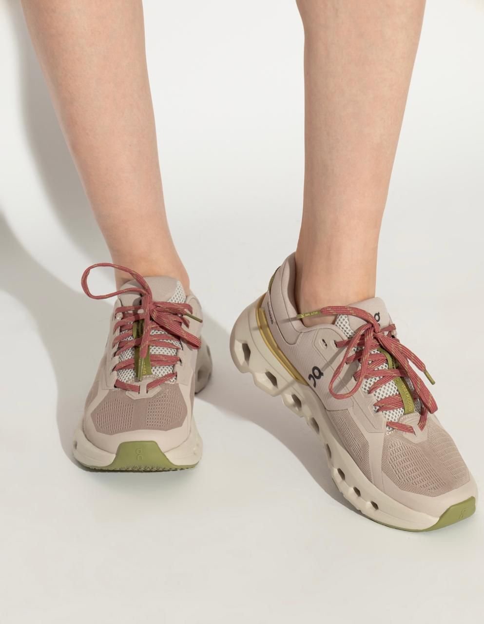 On Cloudrunner 2 WalkGood LA Sand Flax Running Shoes product image 1, provided for visual reference and product detail review