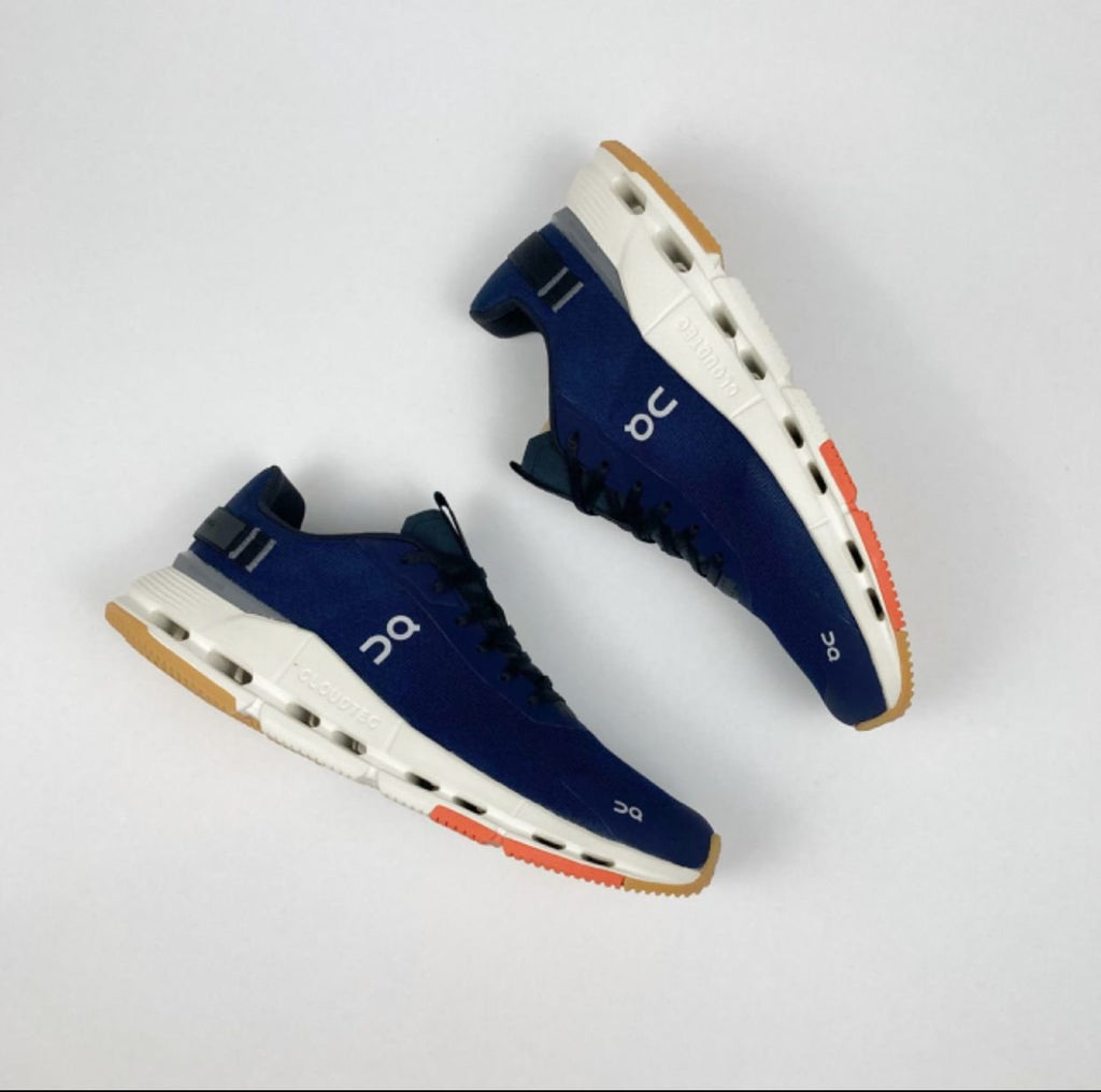 On Men Cloudnova Form 2 Blue/White Lifestyle Sneakers product image 2, provided for visual reference and product detail