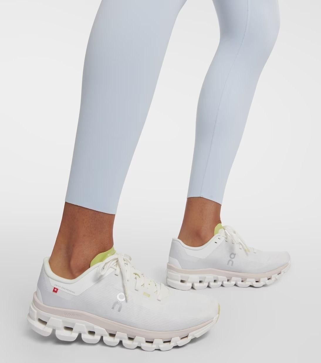 On Cloudflow 4 White Sand Running Shoes product image 1, provided for visual reference and product detail review
